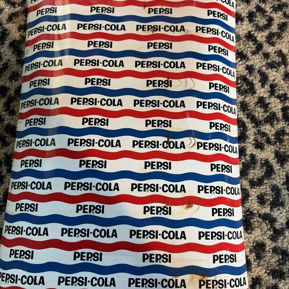 PEPSI COLA SODA SPRING ROLL SHELF LINER RETAIL STORE ADVERTISING DISPLAY Vintage